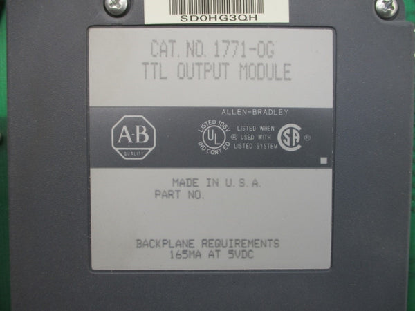 ALLEN BRADLEY 1771-OG 5VDC (AS PICTURED) NSMP