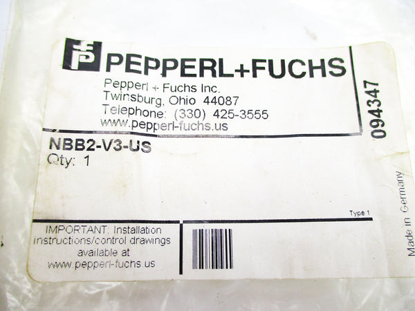 PEPPERL+FUCHS NBB2-V3-US 094347 NSMP