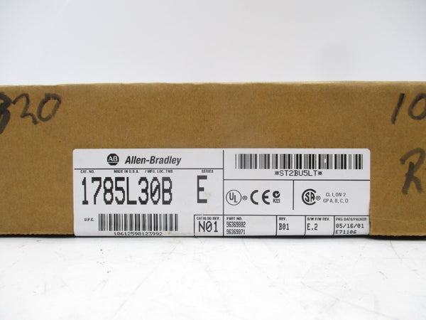 ALLEN BRADLEY 1785-L30B SER. E F/W E.2 DATE: 2001 NSFS
