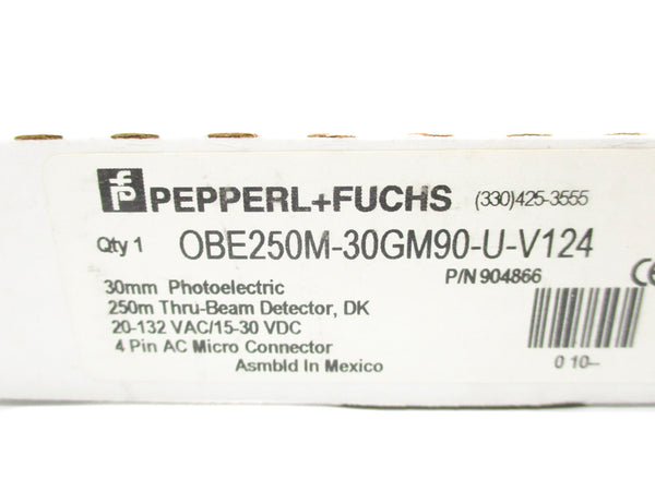 PEPPERL+FUCHS OBE250M-30GM90-U-V124 NSMP