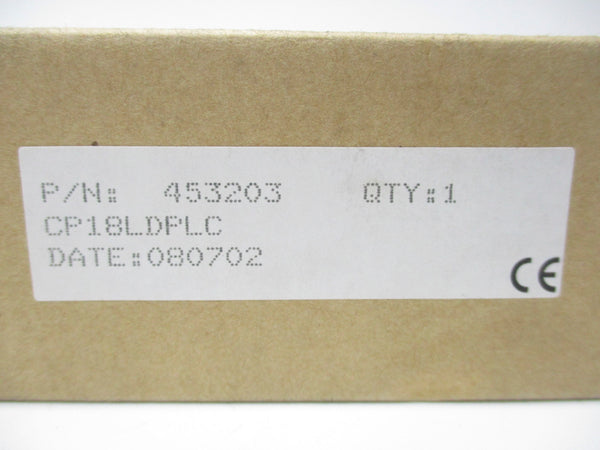 PEPPERL+FUCHS CP18LDPLC 453203 10-30VDC NSMP