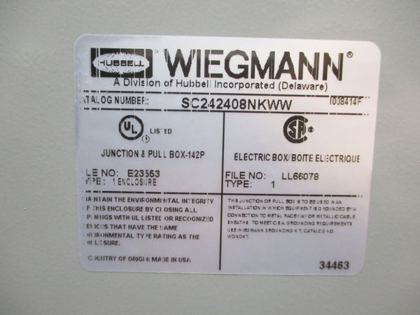 HUBBELL SC242408NKWW (AS PICTURED) NSNP