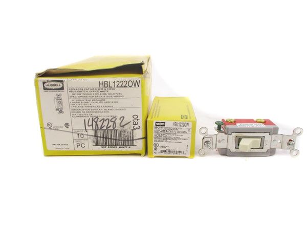 HUBBELL HBL1222OW 277V 20A (PKG OF 10) NSMP