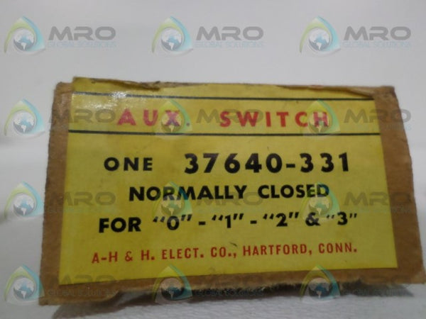 ARROW HART 37640-331 RELAY SWITCH  NSMP
