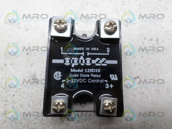 OPTO 22 120D10 SOLID STATE RELAY UNMP