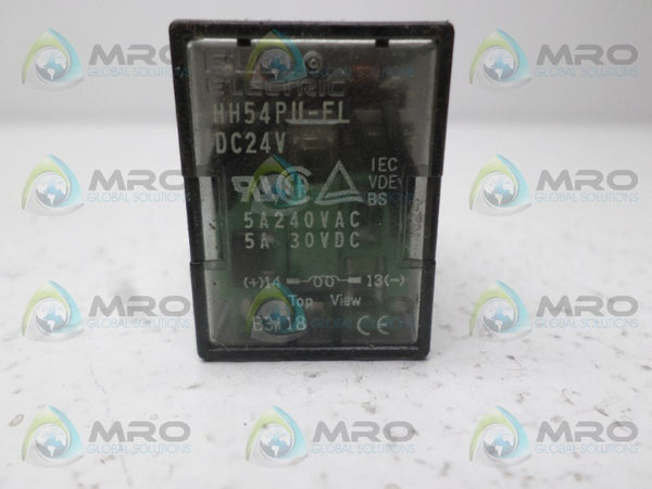 FUJI ELECTRIC HH54PU-FL RELAY 24VDC UNMP
