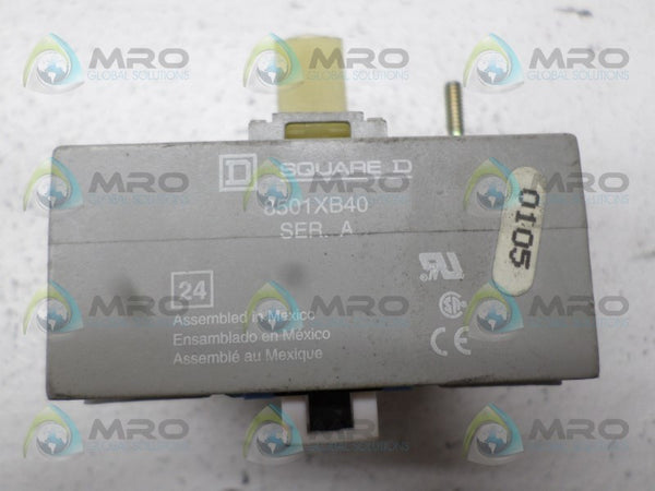 SQUARE D 8501XB40 RELAY (AS-IS) UNMP