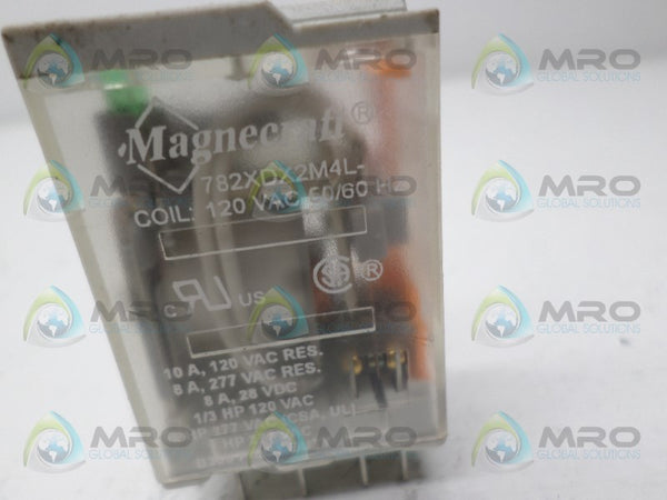 MAGNECRAFT 782XDX2M4L RELAY 120VAC  UNMP
