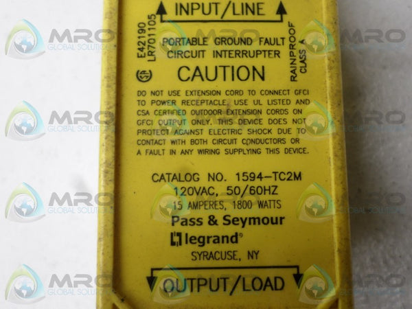PASS & SEYMOUR 1594-TC2M CONNECTOR UNMP