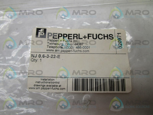 PEPPERL+FUCHS NJ0.6-3-22-E PROXIMITY SENSOR NSMP