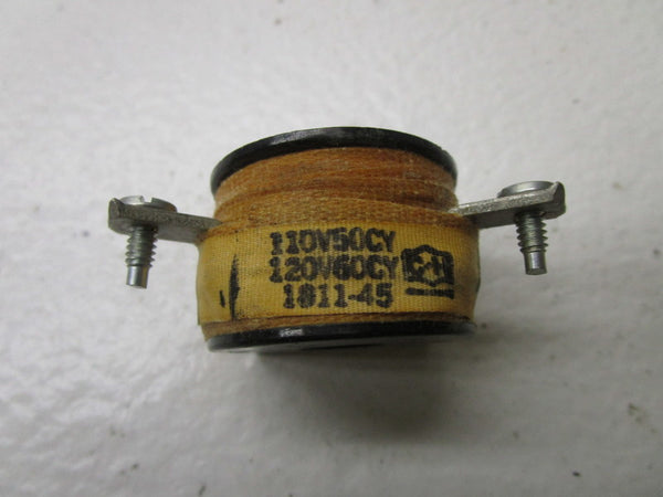 CUTLER HAMMER 1811-45 RELAY COIL 110/120V UNMP