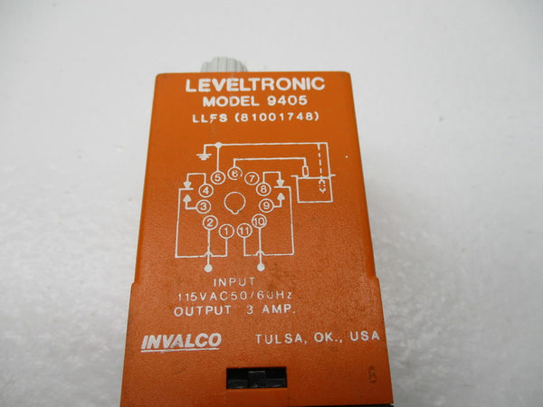 INVALCO 9405 PANEL RELAY 115V 3A UNMP