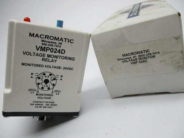 MACROMATIC VMP024D VOLTAGE MONITORING RELAY 24VDC NSMP