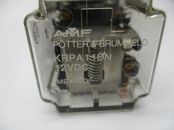 POTTER & BRUMFIELD KRPA11DN RELAY 12VDC UNMP