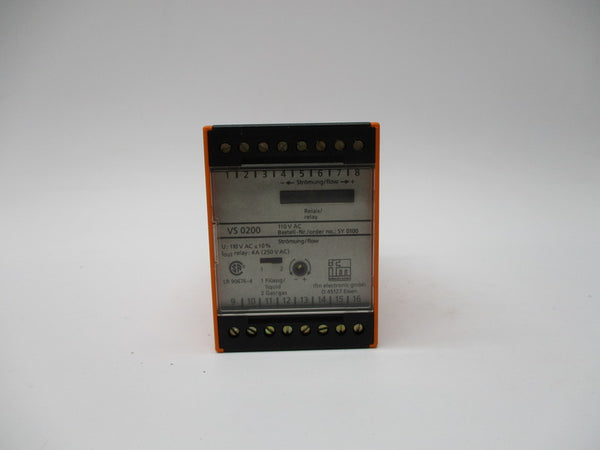 IFM EFECTOR VS0200 RELAY 110VAC NSNP