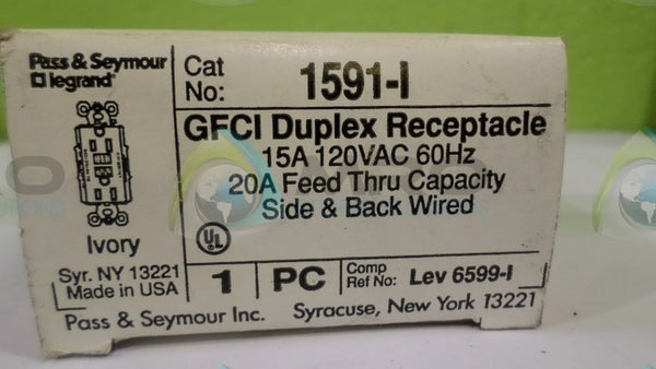 PASS & SEYMOUR 1591-I DUPLEX RECEPTACLE NSMP