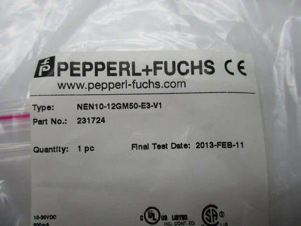 PEPPERL+FUCHS NEN10-12GM50-E3-V1 NSMP