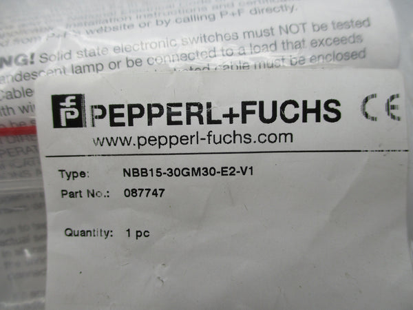 PEPPERL+FUCHS NBB15-30GM30-E2-V1 NSMP