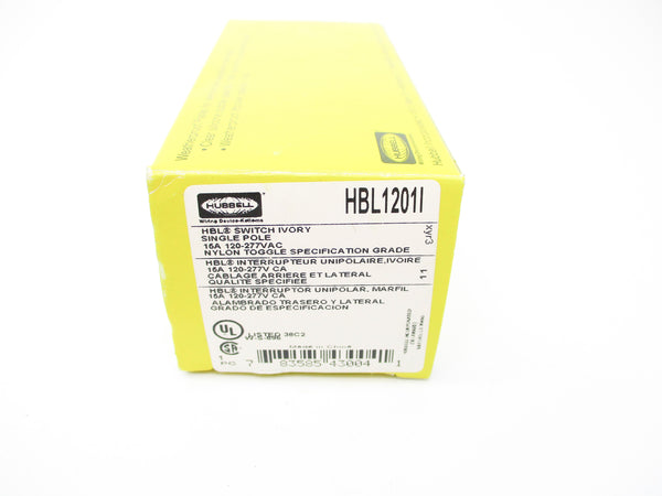 HUBBELL HBL1201I 120-277VAC 16A NSMP