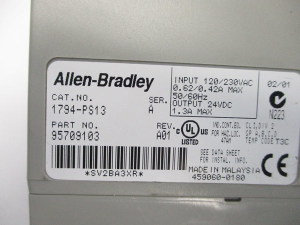 ALLEN BRADLEY 1794-PS13 SER. A UNMP