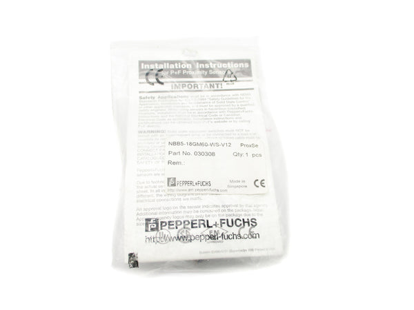 PEPPERL+FUCHS NBB5-18GM60-WS-V12 030308 NSMP