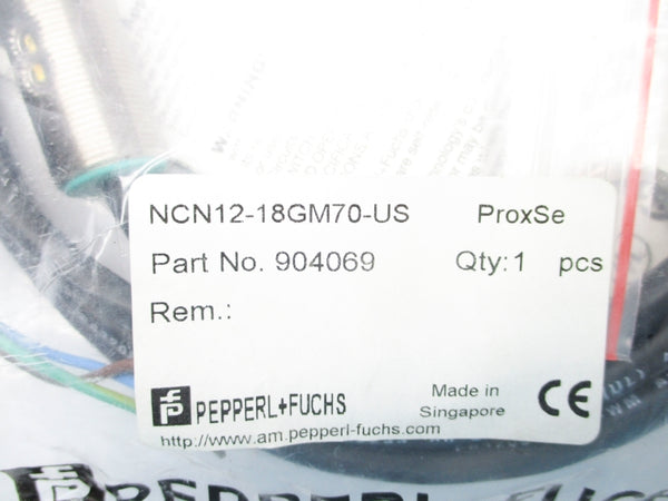 PEPPERL+FUCHS NCN12-18GM70-US 904069 NSMP