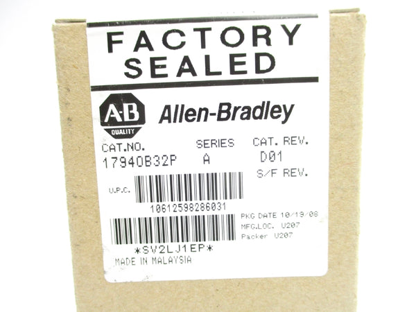 ALLEN BRADLEY 1794-OB32P SER. A DATE: 2008 NSFS