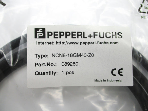 PEPPERL+FUCHS NCN8-18GM40-Z0 089260 NSMP
