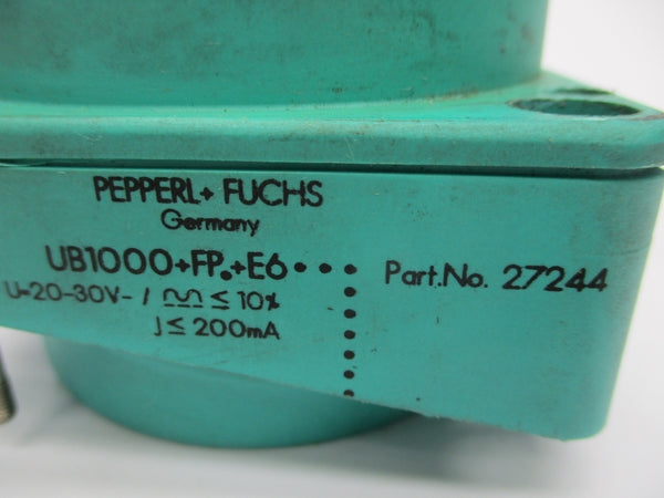 PEPPERL+FUCHS UB1000-FP-E6 27244 UNMP