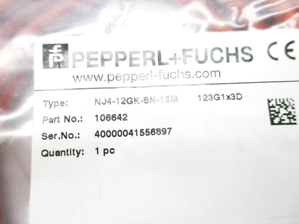 PEPPERL+FUCHS NJ4-12GK-SN-15M 106642 NSMP