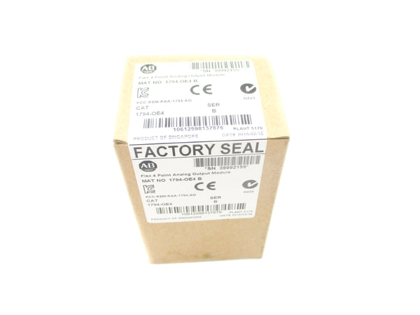 ALLEN BRADLEY 1794-OE4 SER. B DATE: 2015 NSFS