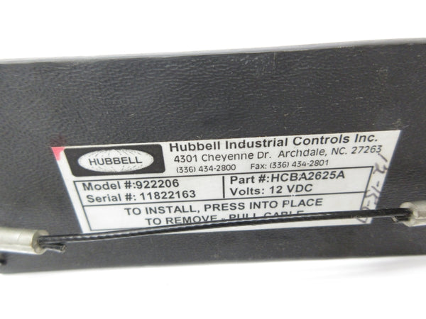 HUBBELL HCBA2625A 922206 12VDC NSNP