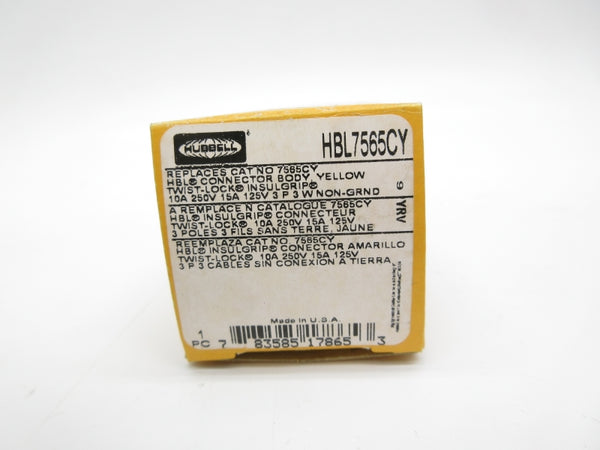 HUBBELL HBL7565CY 125/250V 10A NSMP