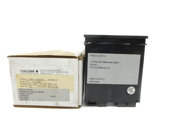 YOKOGAWA Y820-11-0/DCA2 SER. 2 95-240VAC NSMP