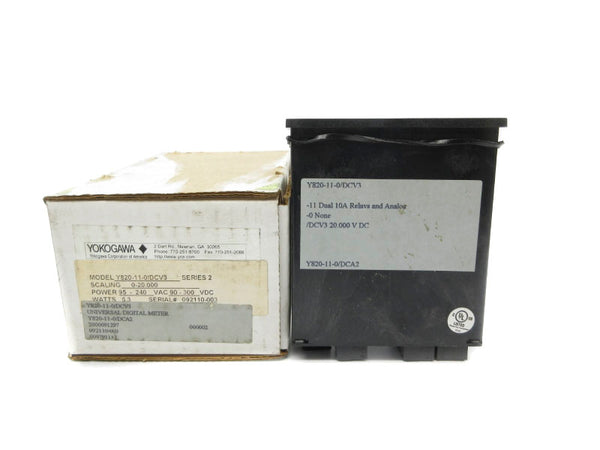 YOKOGAWA Y820-11-0/DCV3 SER. 2 95-240VAC NSMP