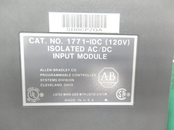 ALLEN BRADLEY 1771-IDC 120VAC/DC NSNP