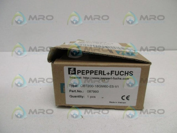 PEPPERL+FUCHS 0BT200-18GM60-E5-V1 (MISSING ACCESSORIES) NSMP