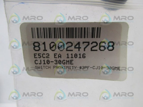 PEPPERL & FUCHS CJ10-30GME PROXIMITY SWITCH NSMP