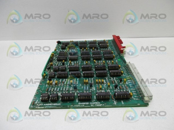 AJAX MAGNETHERMIC 72089A U-01-0230MK INVERTER CONTROL BOARD  UNMP