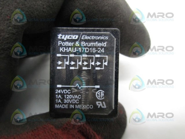 POTTER & BRUMFIELD KHAU-17D16-24 RELAY 24VDC  UNMP