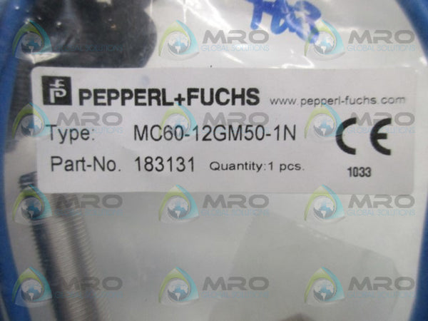 PEPPERL+FUCHS MC60-12GM50-1N PROXIMITY SENSOR NSMP