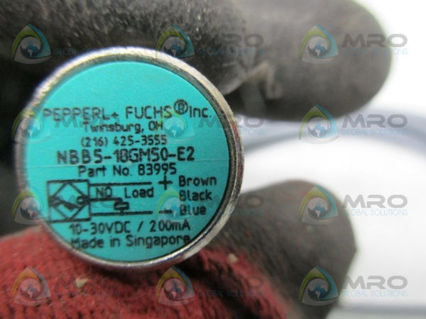 PEPPERL & FUCHS NBB5-10GM50-E2 INDUCTIVE SENSOR NSNP
