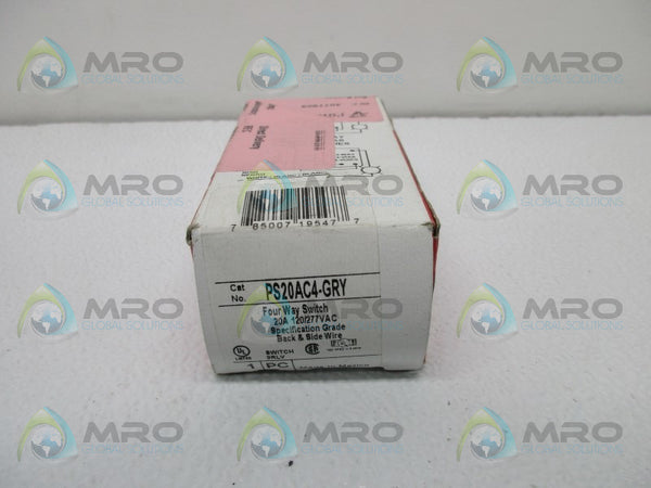 PASS & SEYMOUR PS20AC4-GRY 4 WAY SWITCH NSMP