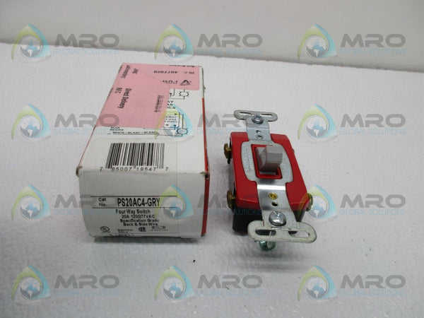 PASS & SEYMOUR PS20AC4-GRY 4 WAY SWITCH NSMP
