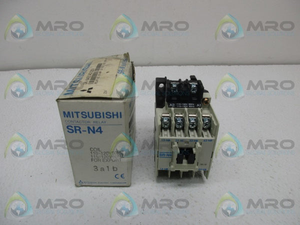 MITSUBISHI SR-N431AC120V CONTACTOR RELAY NSMP