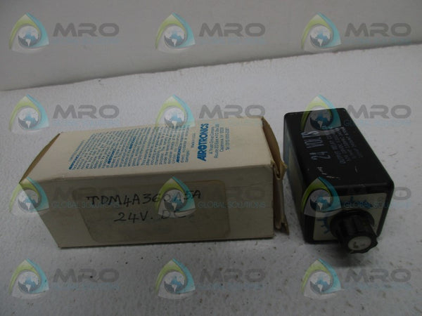 AIROTRONICS TDM4A360A5A TIME DELAY RELAY 24VDC .2-360 SEC. UNMP