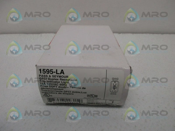 PASS & SEYMOUR 1595-LA GFCI DUPLEX RECEPTACLE NSMP