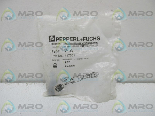 PEPPERL & FUCHS 117051 CABLE SCREW TERMINAL CONNECTOR NSMP