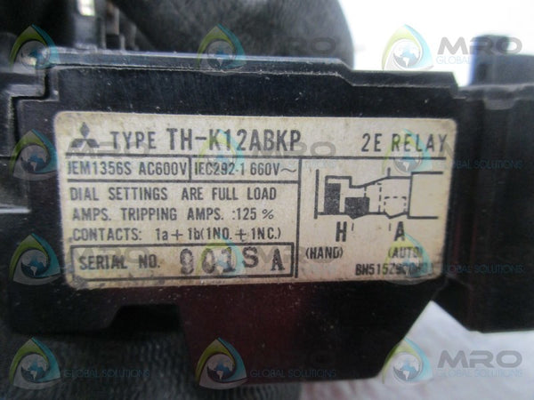 MITSUBISHI TH-K12HZKPUL THERMAL OVERLOAD RELAY UNMP
