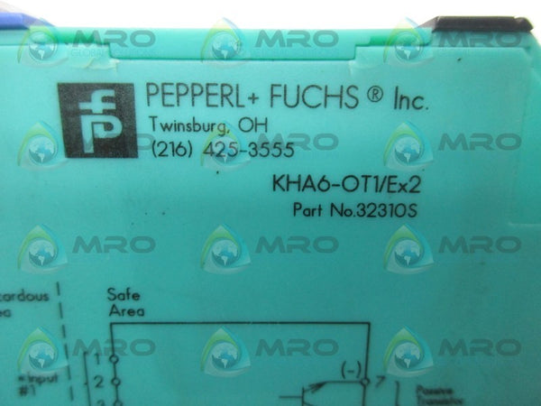 PEPPERL & FUCHS KHA6-OT1/EX2 SEPARATOR SWITCHING AMPLIFIER UNMP